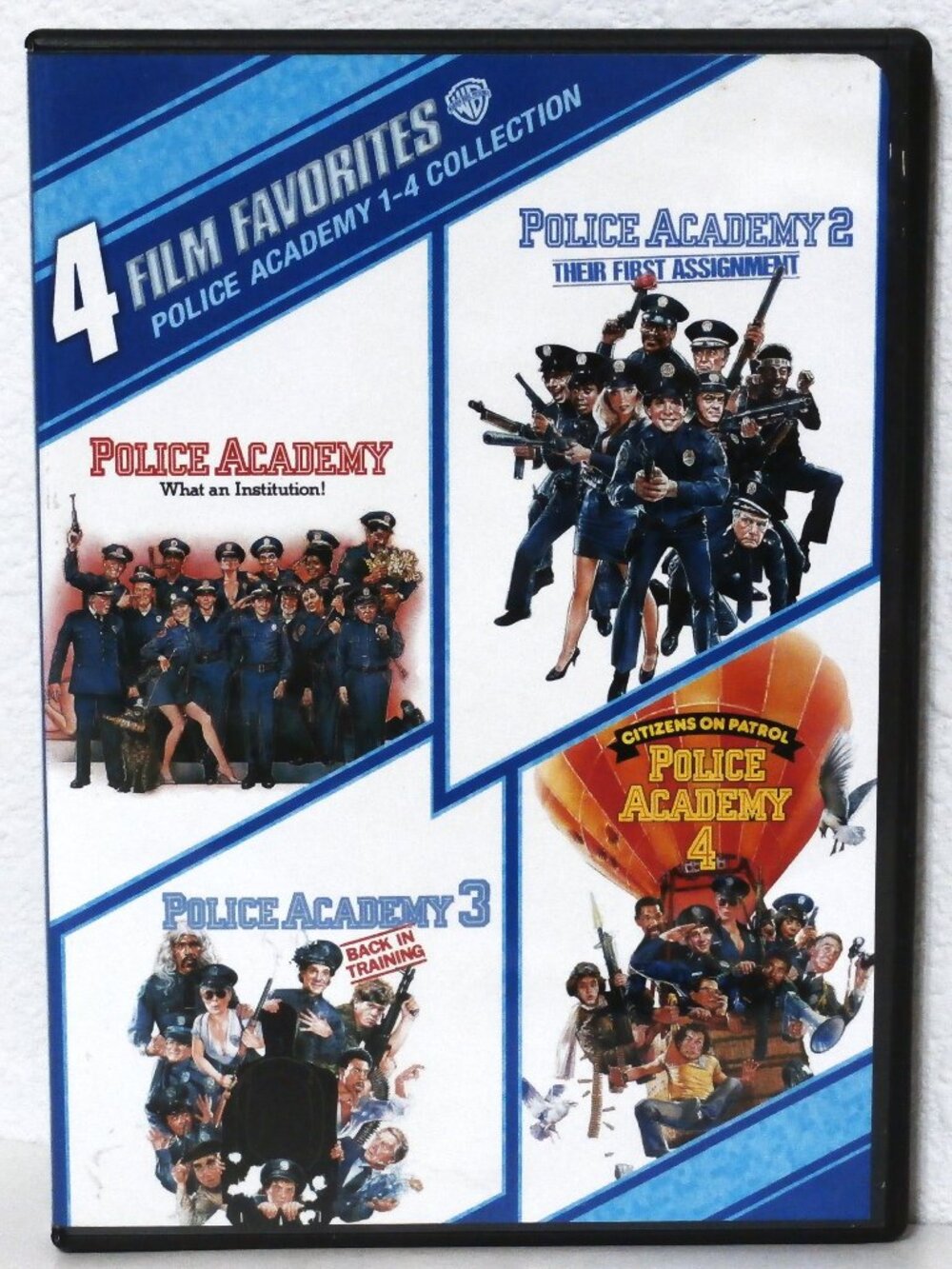 POLICE ACADEMY 1-4 Collection DVD 2-Disc Set, Steve Guttenberg, Kim Cattrall